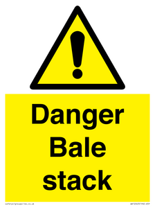 Danger Bale stack